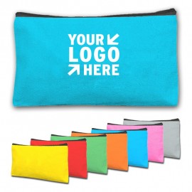 Custom Printed Colorful Multipurpose Canvas Zipper Pouch