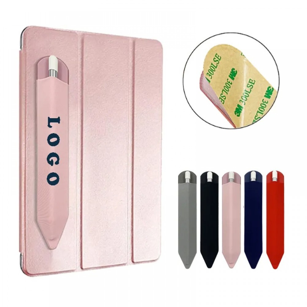 Logo Branded Elastic Adhesive Pencil Holder Sticker Logo Branded Elastic Adhesive Pencil Holder Sticker