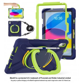 Logo Branded iBank  Shockproof Case compatible with iPad Air 11 M3 (2025) / M2 (2024), iPad Air 5th/4th 10.9"