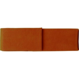 Custom Imprinted Personalized Rawhide Faux Leather Double Pen Case 6 1/2" x 2"