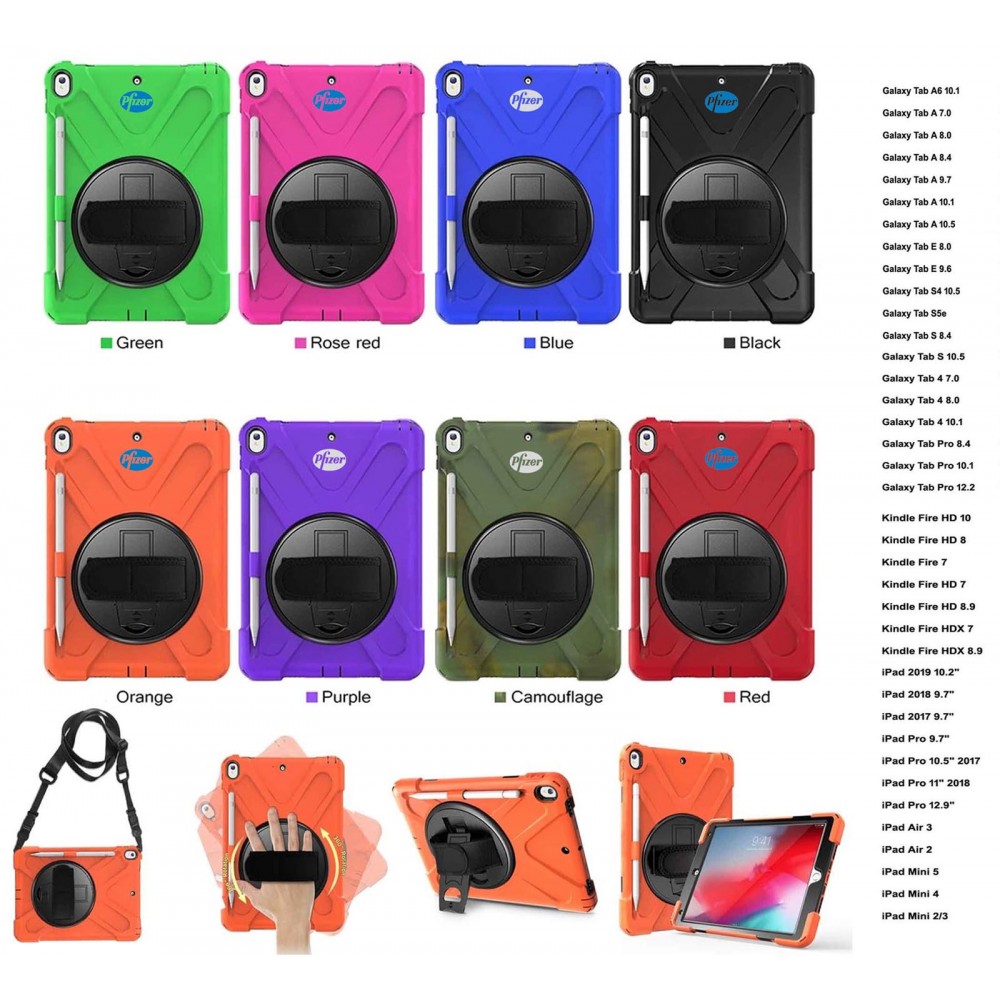 iBank(R) 2020 iPad Air 4 4th Gen 10.9" Case with Hand Strap + Shoulder Strap Logo Branded iBank(R) 2020 iPad Air 4 4th Gen 10.9" Case with Hand Strap + Shoulder Strap Logo Branded