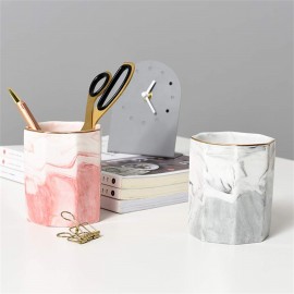Custom Imprinted Marble Pattern Pen Holder Stand  Custom Imprinted Marble Pattern Pen Holder Stand