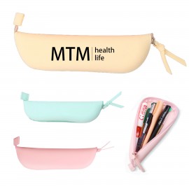 Silicone Pencil Case Stationery Bag Logo Branded