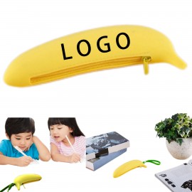 Custom Printed Creative Silicone Pencil Case for Students
