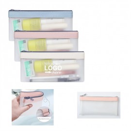 Custom Transparent Penicl Pouch Pen Case With Zipper