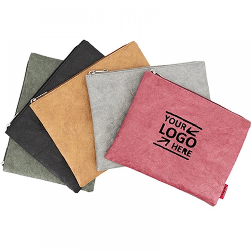 Tyvek Cosmetic Storage Bag Pencil Case Custom Imprinted