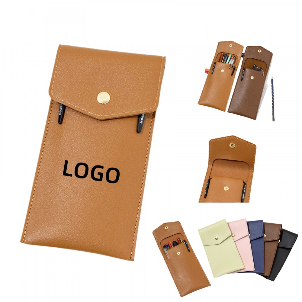 Large Capacity Pencil Case Eyeglasses Case Custom Imprinted