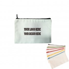 Blank DIY Craft Canvas Pencil Case Logo Branded