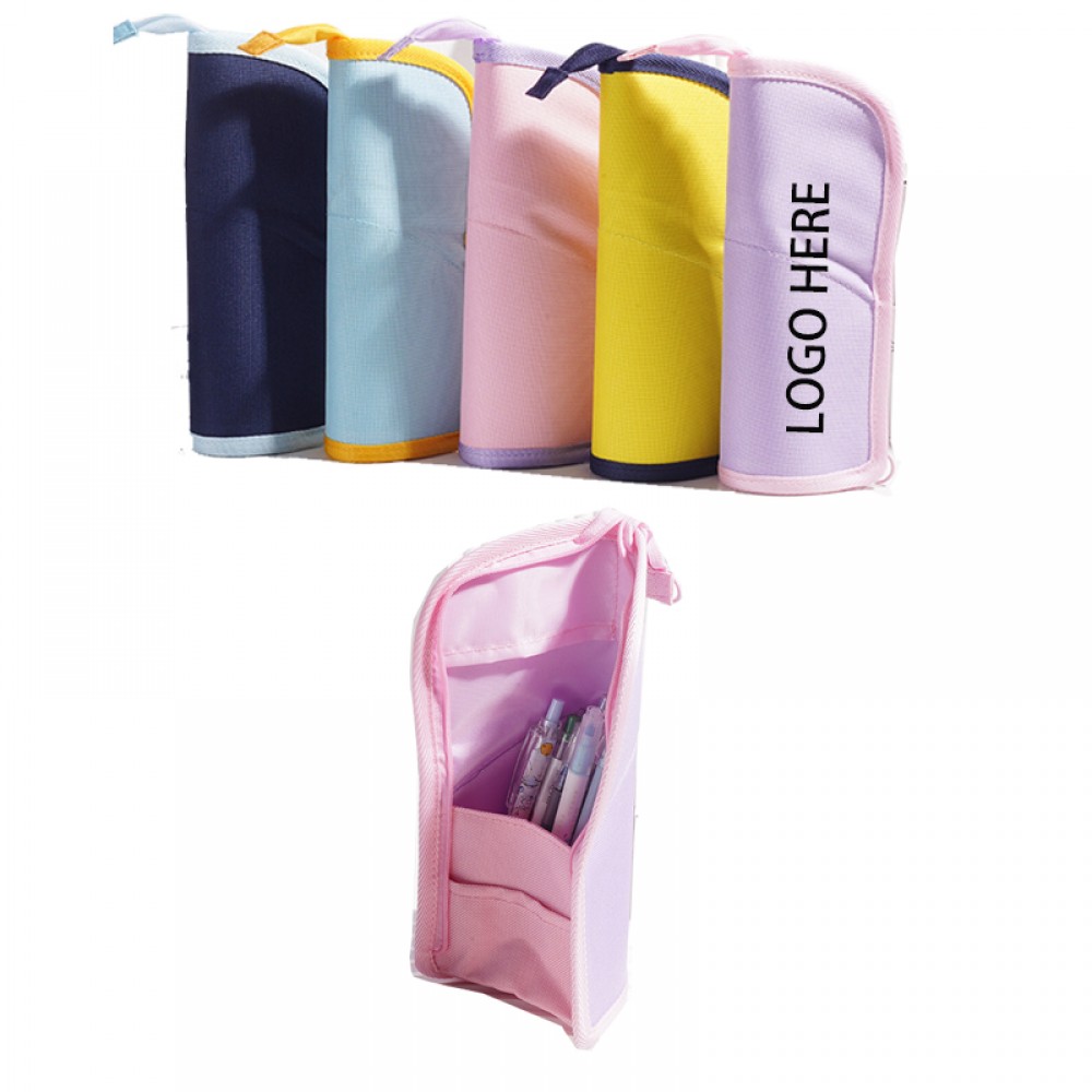 Logo Branded Folding Pencil Bag Pen Case