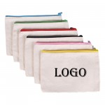 Canvas Zipper Pen Case Logo Branded
