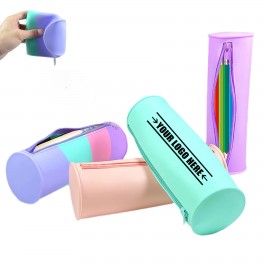 Silicone Pencil Pouch Case with Logo  Silicone Pencil Pouch Case with Logo