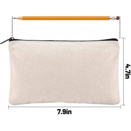 DIY Craft Bag Canvas Pen Pencil Case Custom Imprinted