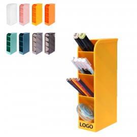 Logo Branded Desk Organizer with 4 Compartments