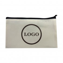 Canvas Zipper Pen Case Logo Branded