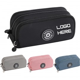 Custom Imprinted Triple-Layer Large Capacity Multifunctional Pencil Case