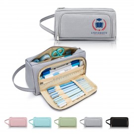 Logo Branded Large Capacity Hand Carried Pencil Case