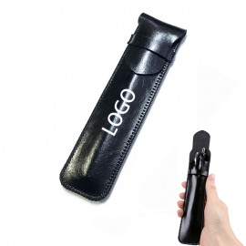 Custom Printed Vintage Leather Pen Pouch