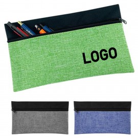 300D Polyester Zipper Pencil Case Custom Printed