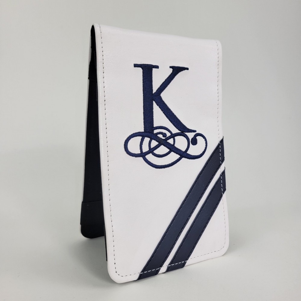 Custom Imprinted Custom Dura-Leather Scorecard Yardage Book Holder