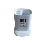 Multi Functional Wireless Charging Pen Holder Custom Printed
