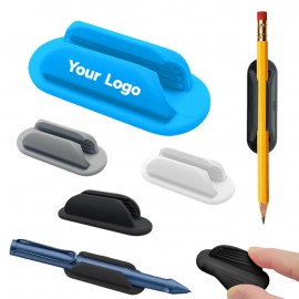 Custom Printed Self-Adhesive Silicone Pen Holder