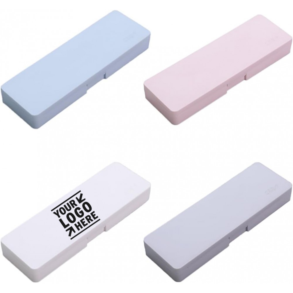 Plastic Pencil Case Custom Imprinted