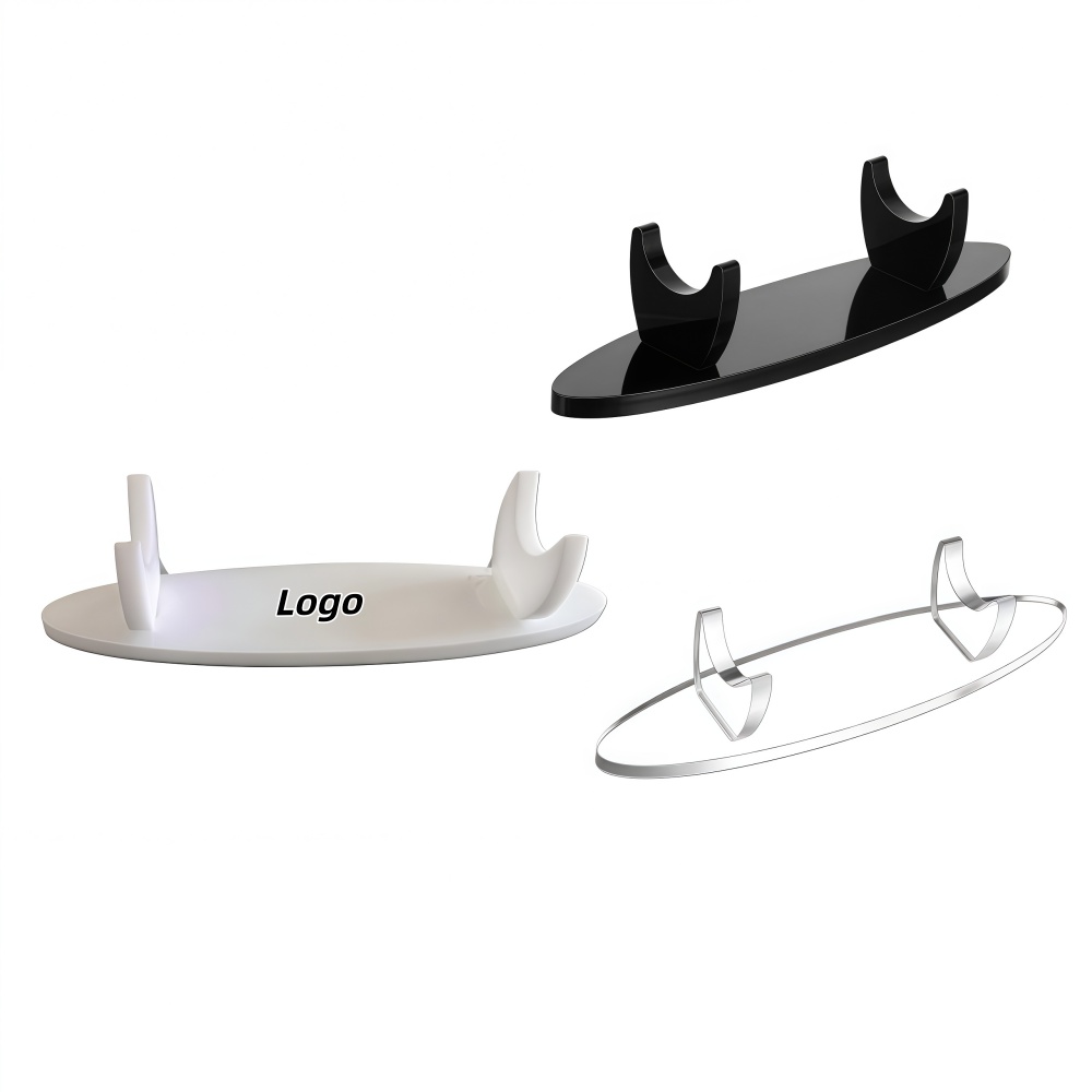 Acrylic Makeup Brush and Pen Holder for Desk Organization Logo Branded