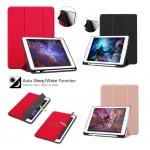 iBank(R) iPad Pro 9.7 Smart Cover Case with Pencil Holder (Red) Logo Branded
