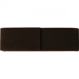 Black/Gold Leatherette Double Pen Case Custom Printed