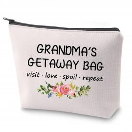 Custom Printed Large Canvas Travel Cosmetic Bag