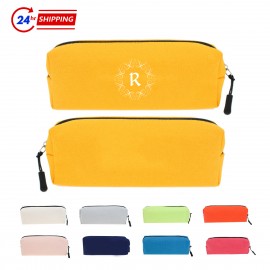 Custom Large Capacity Canvas Pencil Case