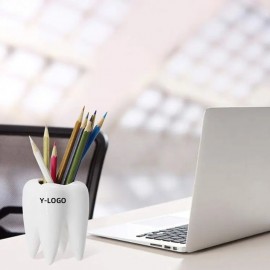 Customized Tooth Shaped Planter Pot, Pen Pencil Holder