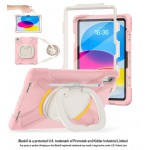 Logo Branded iBank  Shockproof Case compatible with iPad Air 11 M3 (2025) / M2 (2024), iPad Air 5th/4th 10.9"