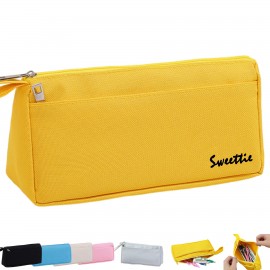 Custom Imprinted Oxford Elastic Pencil Case with Large Capacity