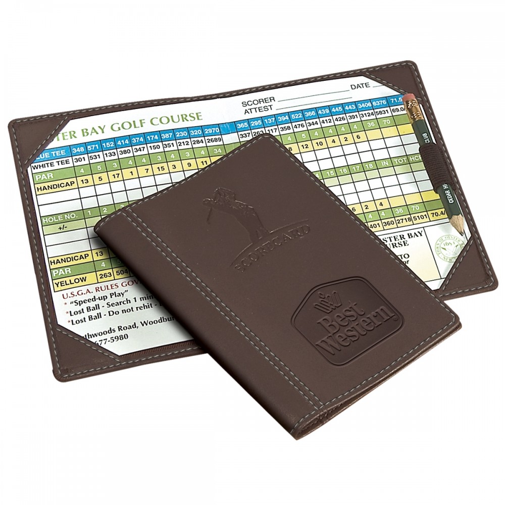 Woodbury Golf Scorecard Holder Logo Branded Woodbury Golf Scorecard Holder Logo Branded