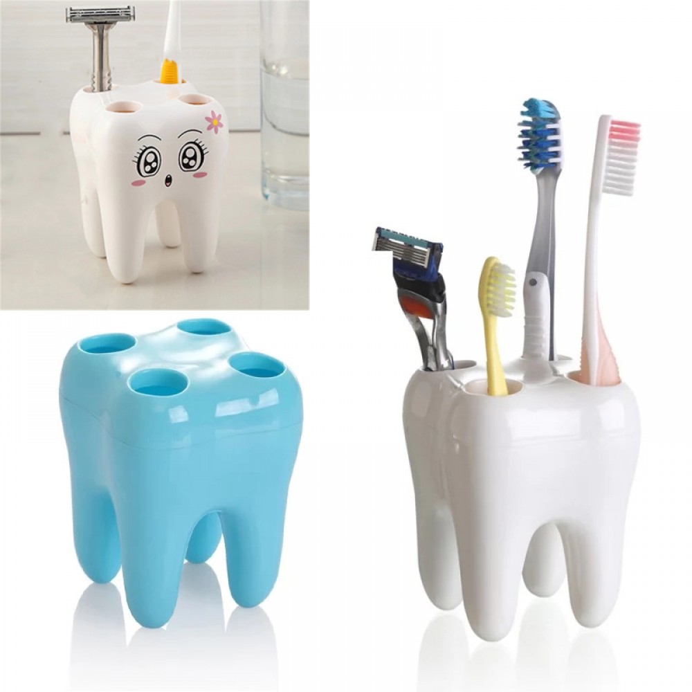 Tooth-Shaped Toothbrush Shelf Rack Holder Custom Printed Tooth-Shaped Toothbrush Shelf Rack Holder Custom Printed