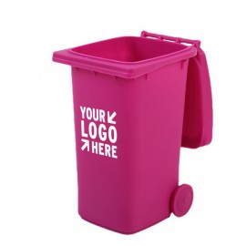 Personalized Mini Wheelie Bin Desktop Pen Holder