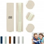 Custom Printed Elastic Band PU Pen Holder