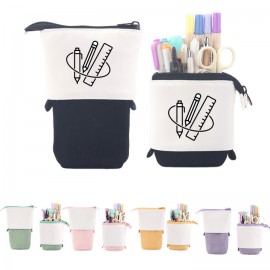 Custom Imprinted Telescopic Stand up Pencil Case