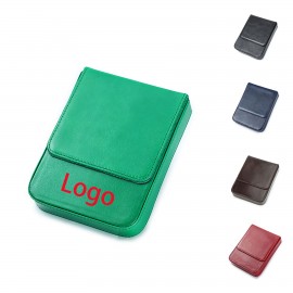 Custom Imprinted Genuine Leather Fountain Pen Storage Case