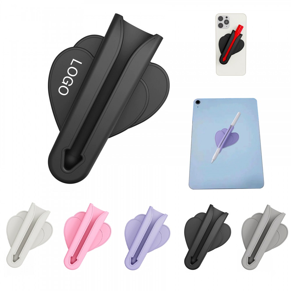 Logo Branded Silicone Pencil Holder Sleeve