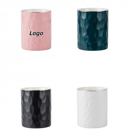 Custom Printed Ceramic Makeup and Pen Organizer for Desk or Vanity Use