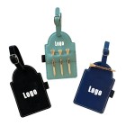 PU Leather Golf Tee Holder Bag Custom Printed