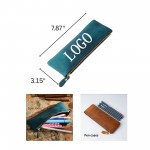Logo Branded Fishtail Horse Leather Pencil Case