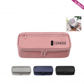 Logo Branded Large Capacity Pencil Pouch with Zipper Compartments  Logo Branded Large Capacity Pencil Pouch with Zipper Compartments