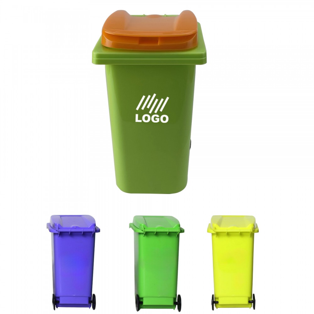 Trash Can Design Pen Holder Custom Imprinted