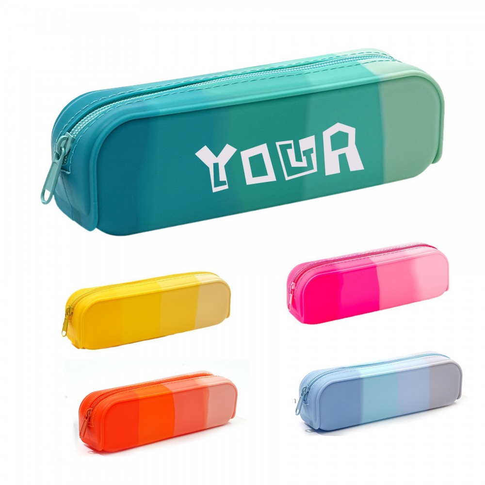Custom Imprinted Silicone Pencil Case