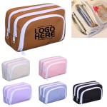 Logo Branded Cute Pencil Case With 3 Compartments For Stationery Storage