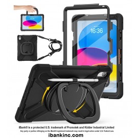 Logo Branded iBank  Shockproof Case compatible with iPad 11" (A16) 11th Gen 2025