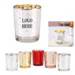 3oz Mercury Glass Candle Holder Custom Printed